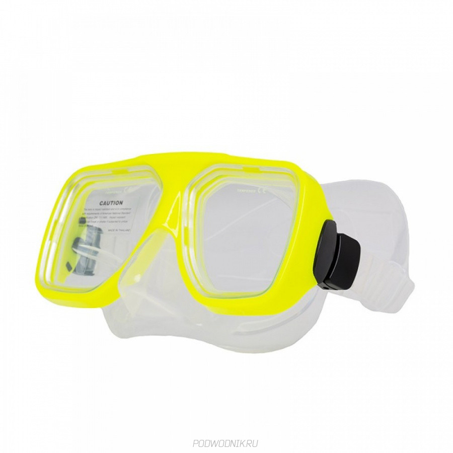 Маска Marlin TECHNO YELLOW\TRANS sil