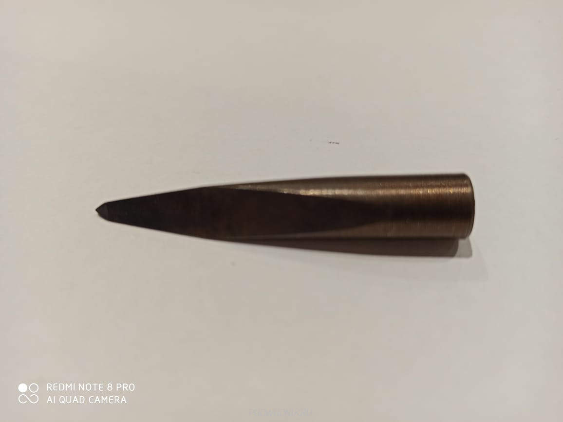 Сменная голова трехгранник каленый d7