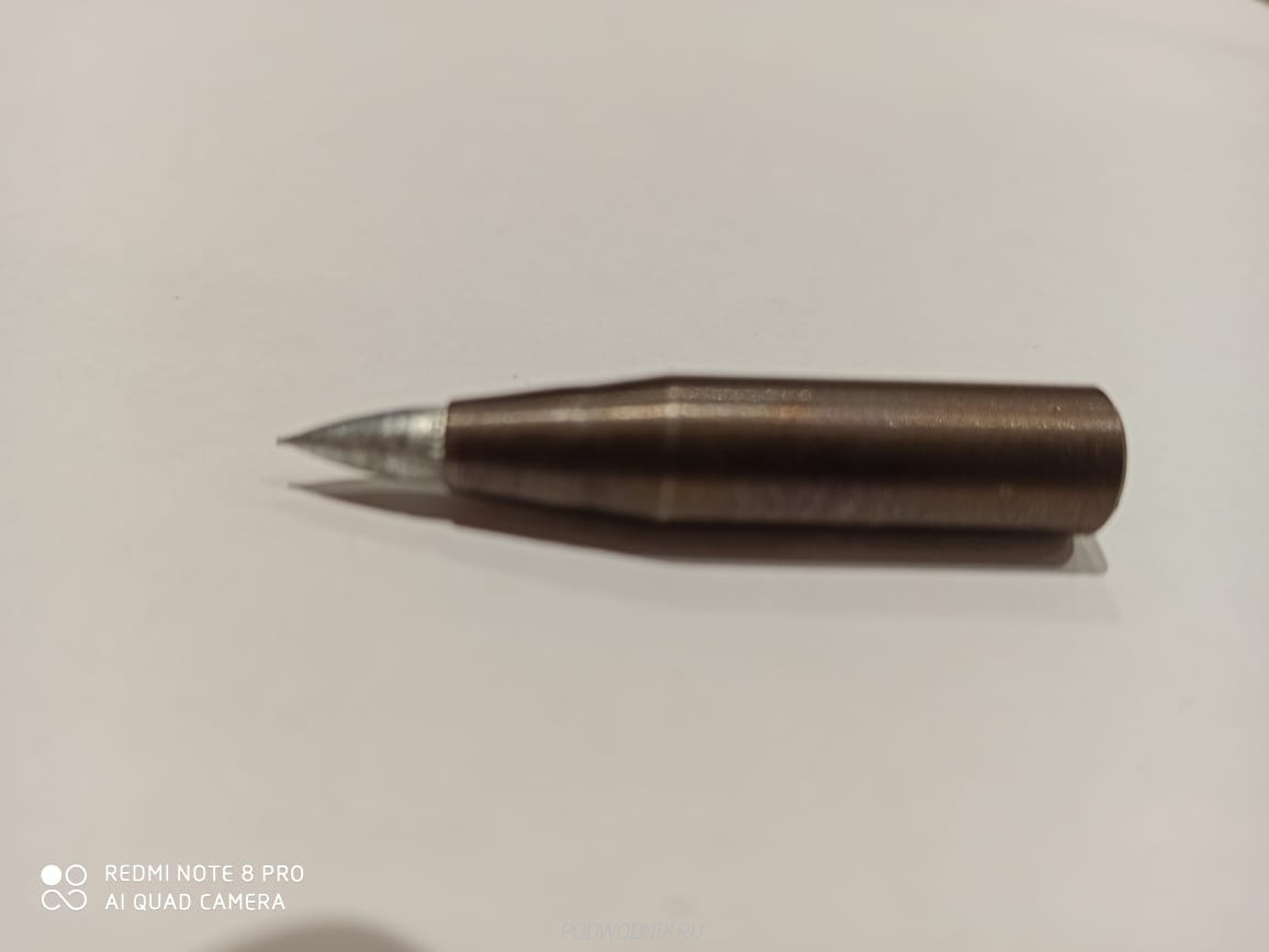Сменная голова дюбель  каленый d7