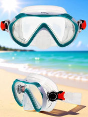 Маска Marlin JOY GREEN/WHITE/CLEAR
